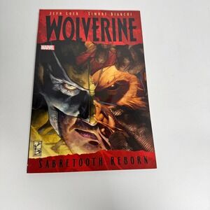 Marvel Wolverine Sabertooth Reborn Trade Paperback 2013 First Printing Comic Boo
